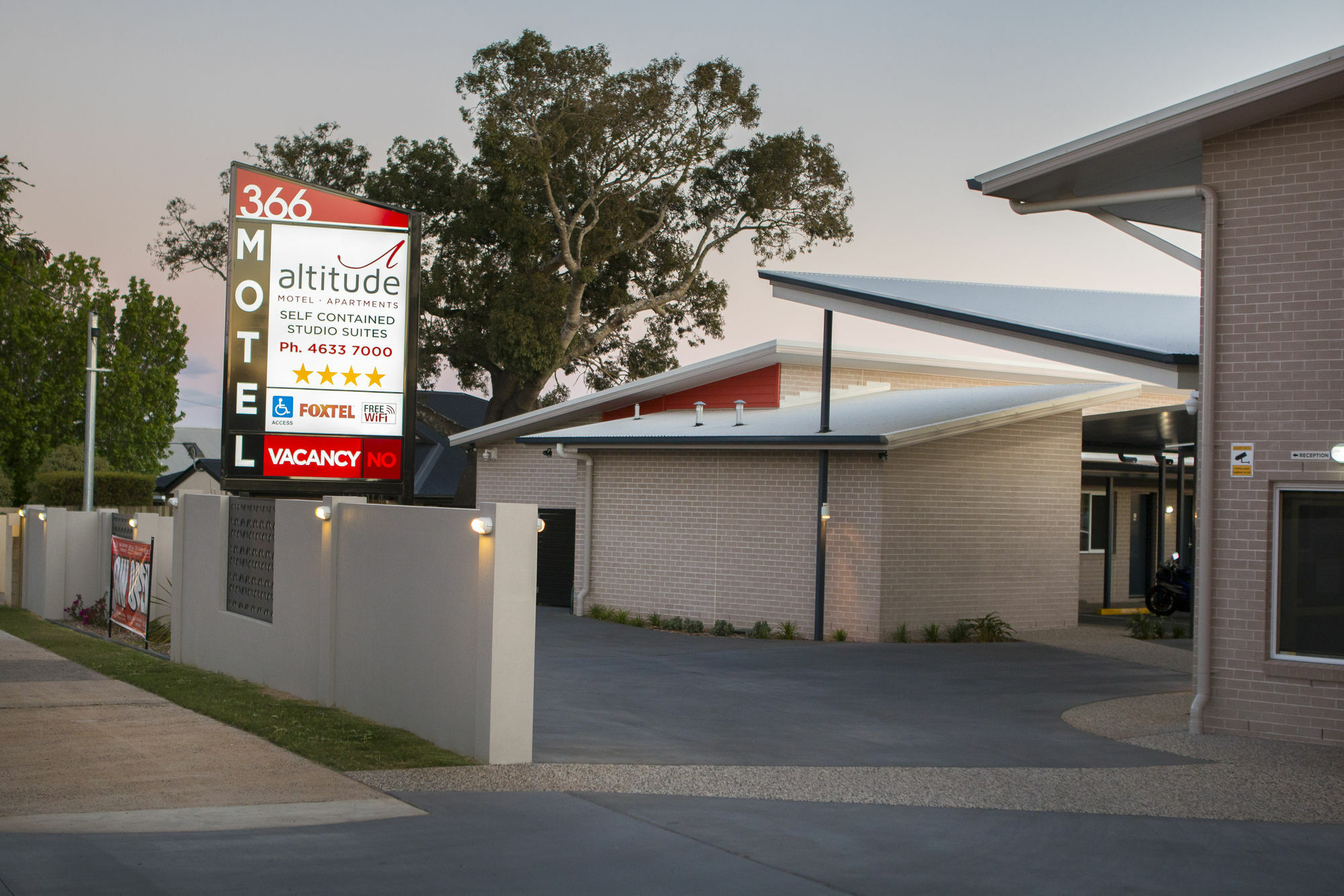 Altitude Motel Apartments Toowoomba Dış mekan fotoğraf